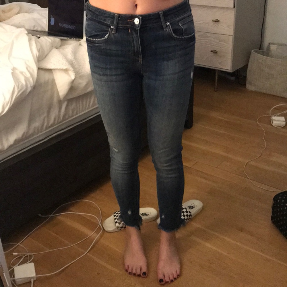 Zara light and dark washed jeans!